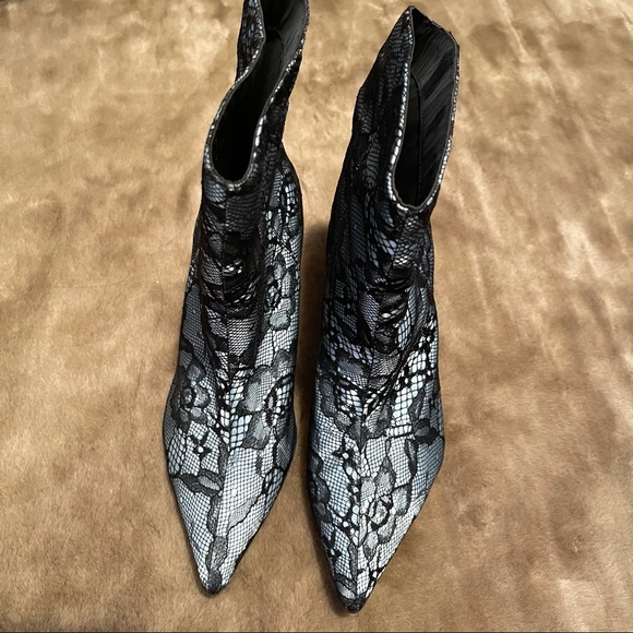 99%NEW #Heeled boots heels=8cm - Picture 2 of 7